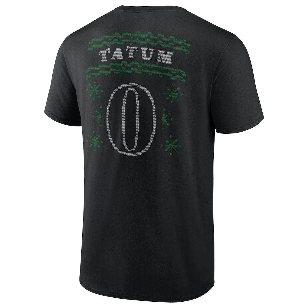 NBA Jayson Tatum Boston Celtics Ugly Sweater Name & Number T-Shirt