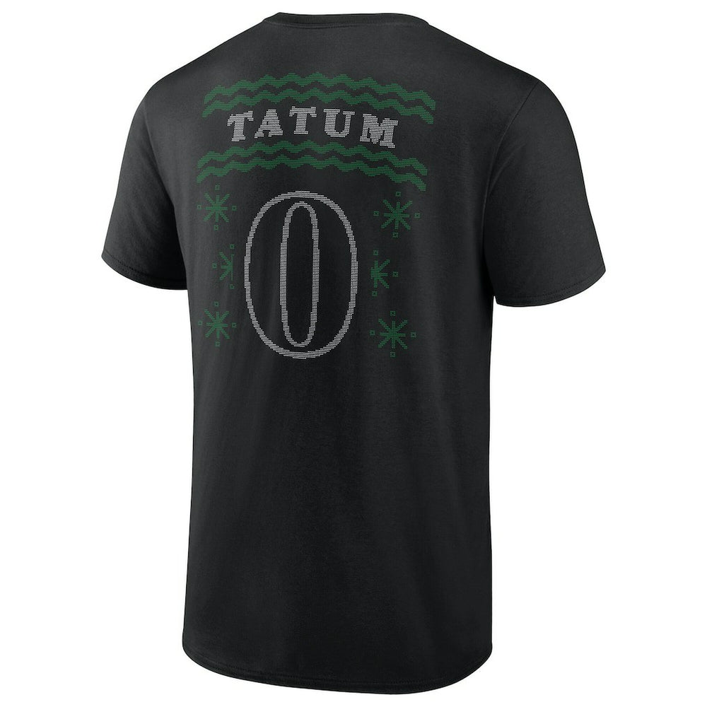 NBA Jayson Tatum Boston Celtics Ugly Sweater Name & Number T-Shirt