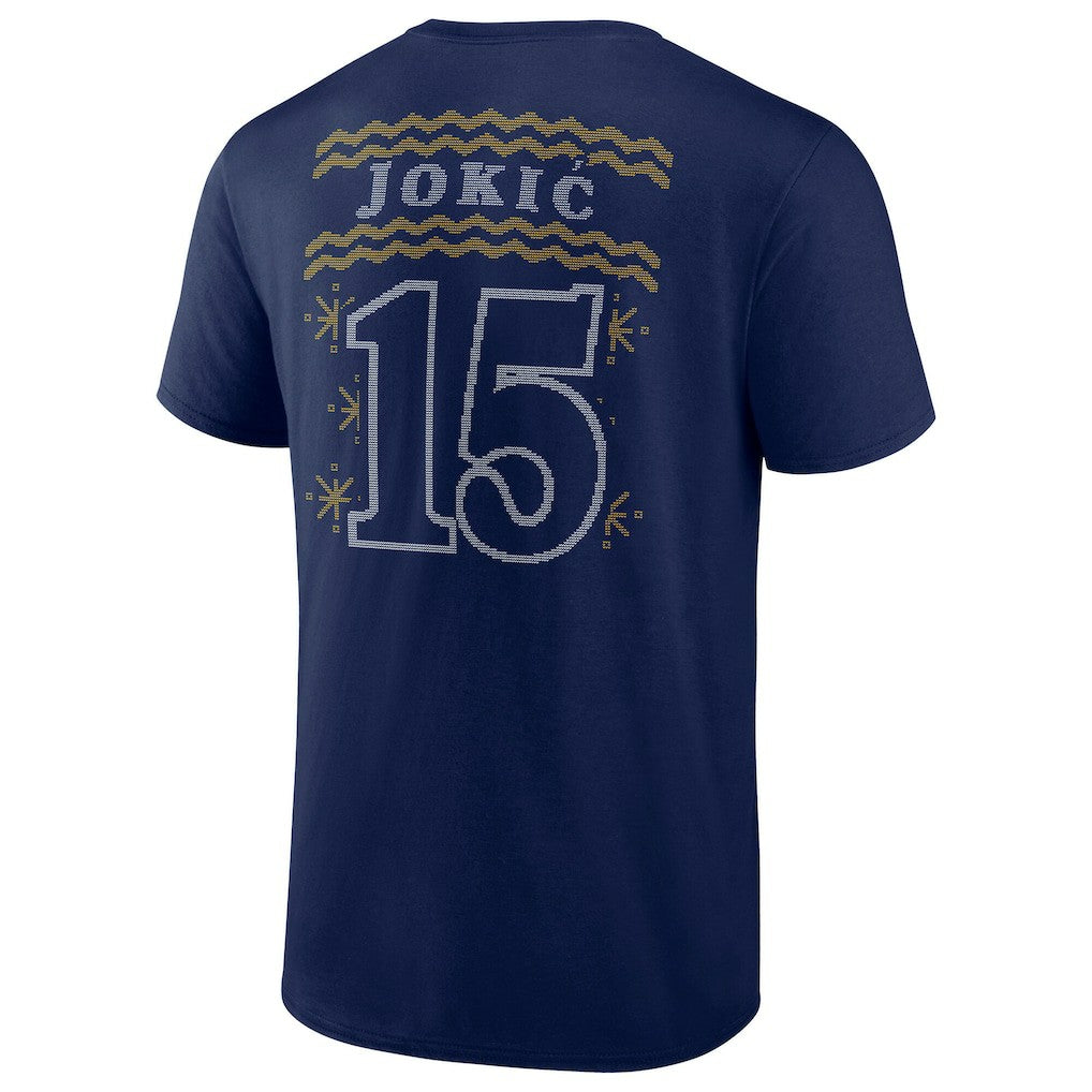 NBA Nikola Jokic Denver Nuggets Ugly Sweater Name & Number T-Shirt sale