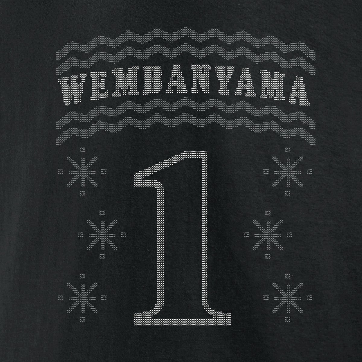 NBA Victor Wembanyama San Antonio Spurs Ugly Sweater Name & Number T-Shirt