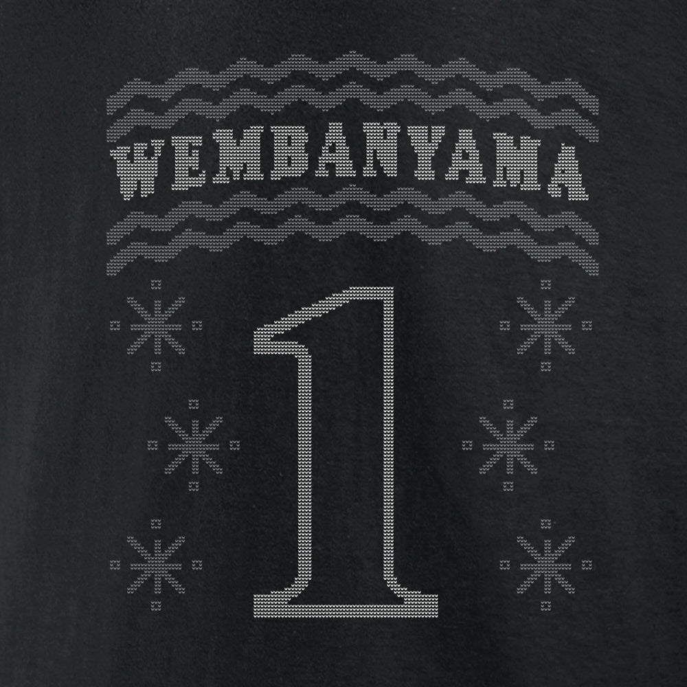 NBA Victor Wembanyama San Antonio Spurs Ugly Sweater Name & Number T-Shirt