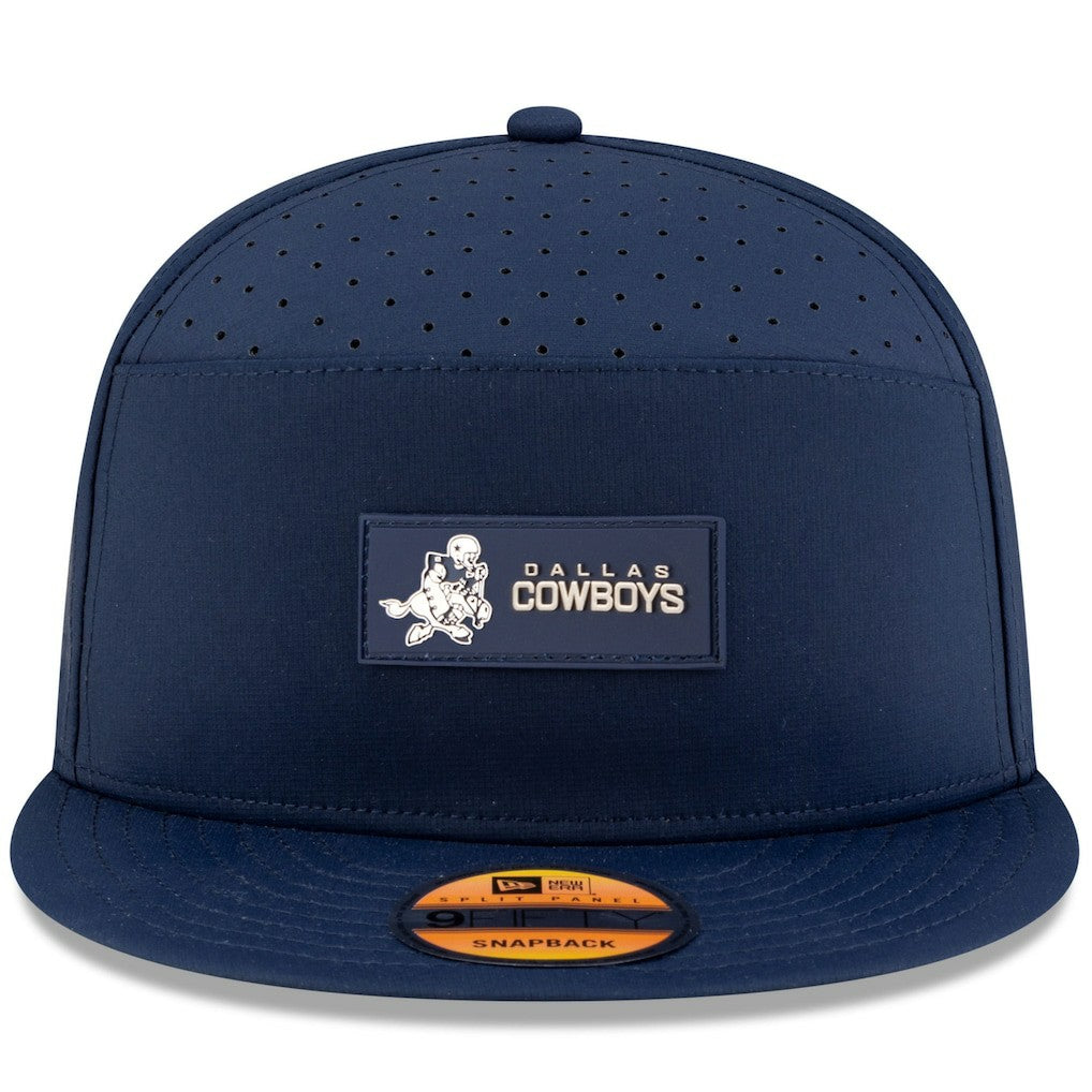 2025 Sideline Throwback Split Panel 9FIFTY Snapback Hat - Dallas Cowboys