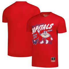 NHL Red Washington Capitals Mitchell & Ness Local Food T-Shirt