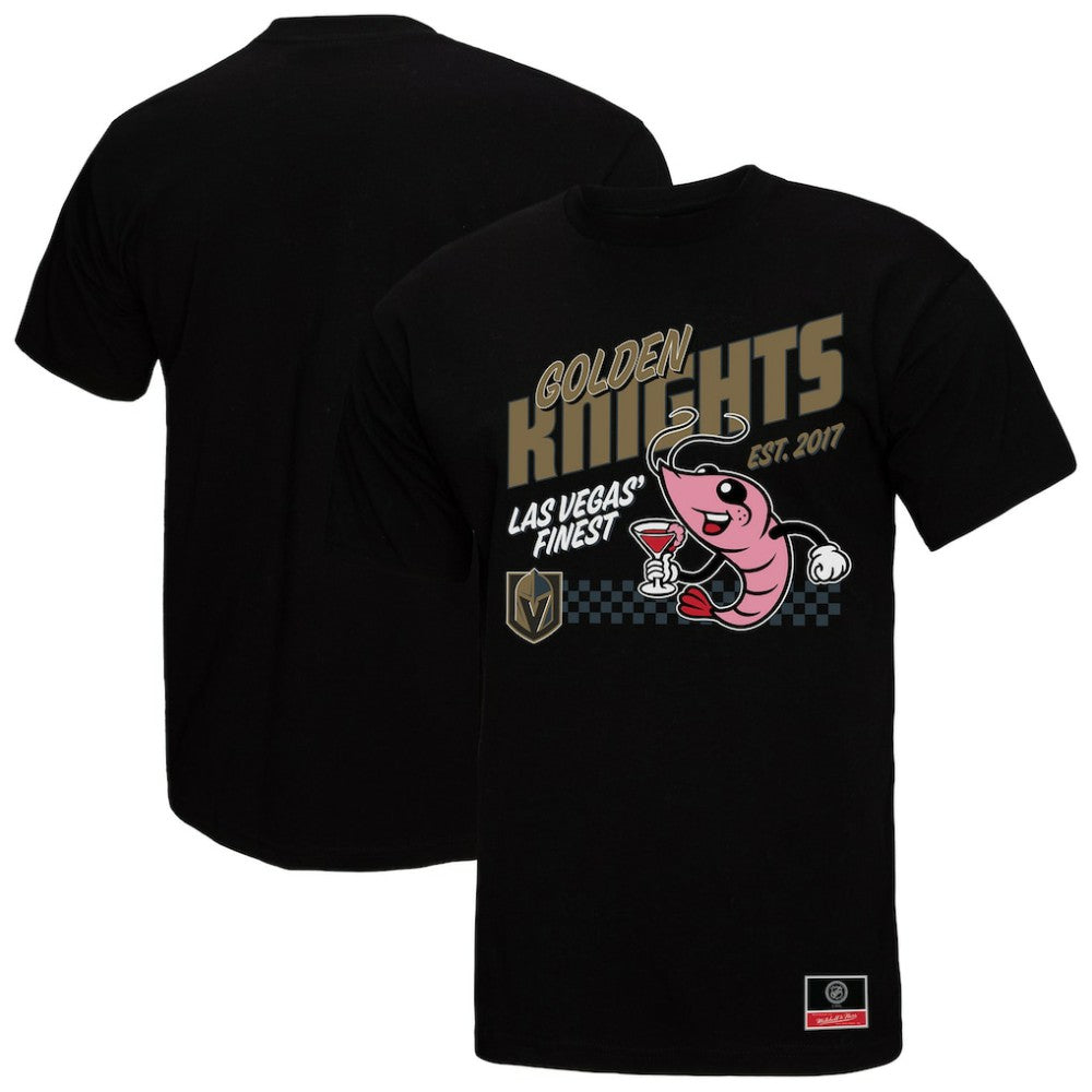 NHL Black Vegas Golden Knights Mitchell & Ness Local Food T-Shirt