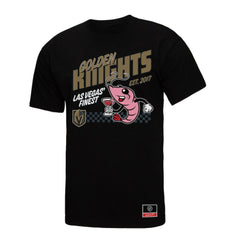 NHL Black Vegas Golden Knights Mitchell & Ness Local Food T-Shirt