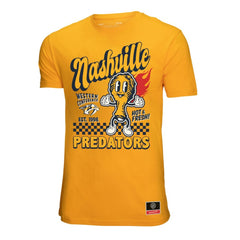 NHL Gold Nashville Predators Mitchell & Ness Local Food T-Shirt