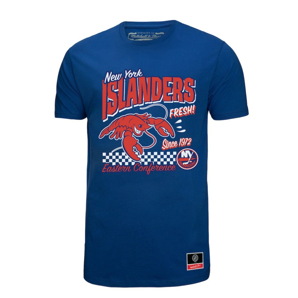 NHL Royal New York Islanders Mitchell & Ness Local Food T-Shirt
