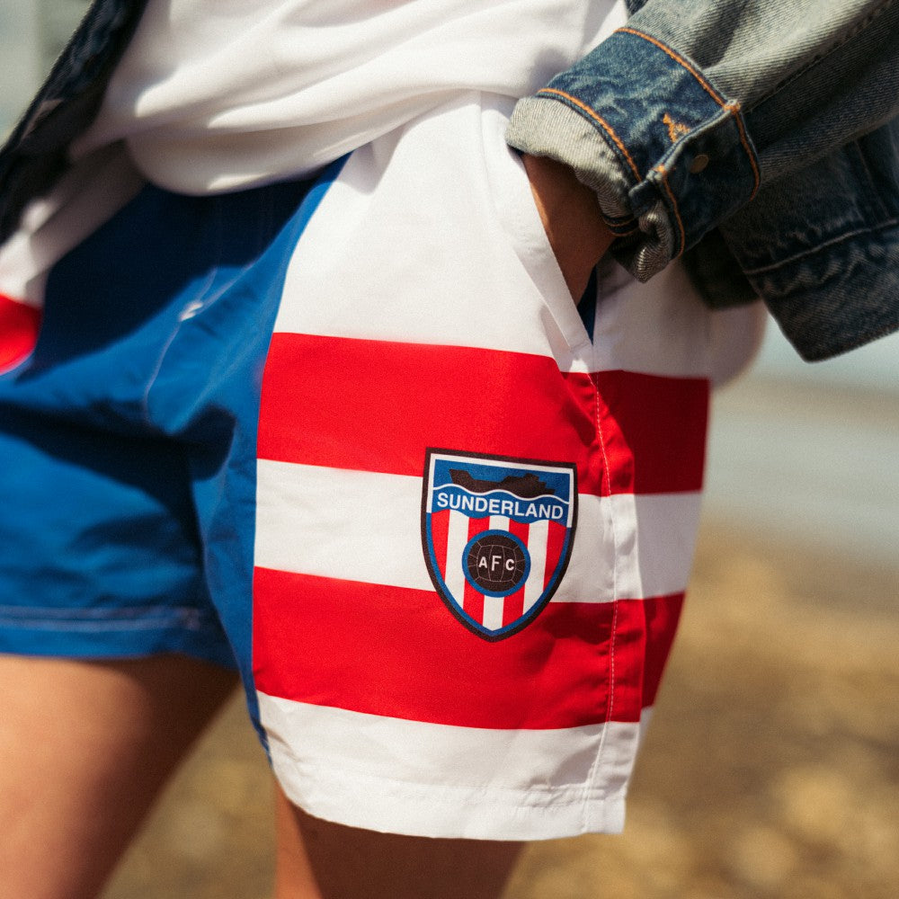 Sunderland Hummel Away Swim Shorts -  Blue