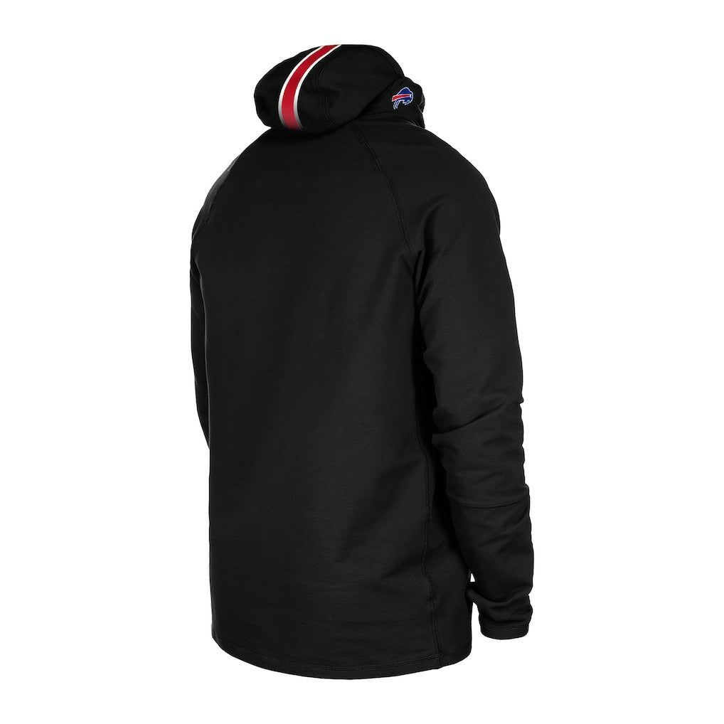 Functional Fandom Balaclava Helmet Stripe Tri-Blend Hoodie - Buffalo Bills