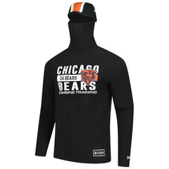 Functional Fandom Balaclava Helmet Stripe Tri-Blend Hoodie - Chicago Bears