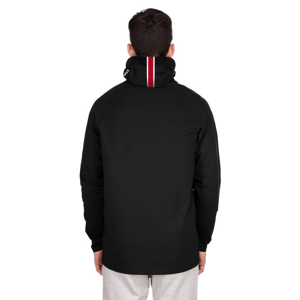 Functional Fandom Balaclava Helmet Stripe Tri-Blend Hoodie - New York Giants