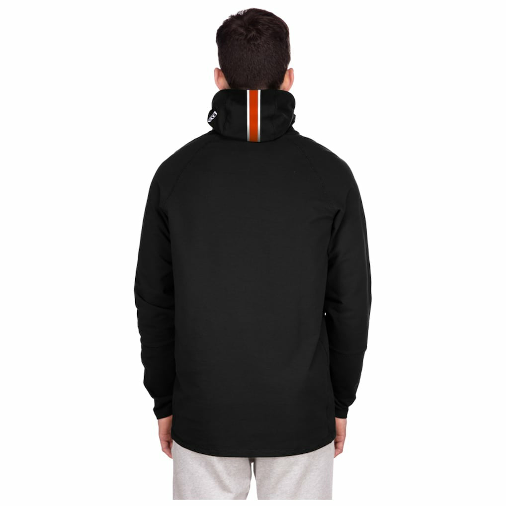 Functional Fandom Balaclava Helmet Stripe Tri-Blend Hoodie - Cincinnati Bengals