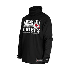 Functional Fandom Balaclava Helmet Stripe Tri-Blend Hoodie - Kansas City Chiefs