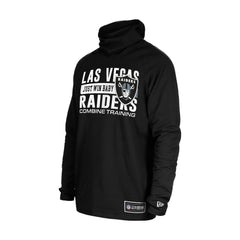 Functional Fandom Balaclava Helmet Stripe Tri-Blend Hoodie - Las Vegas Raiders