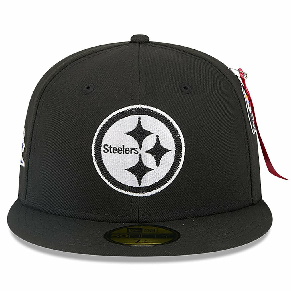 x Alpha Industries 59FIFTY Fitted Hat - Pittsburgh Steelers