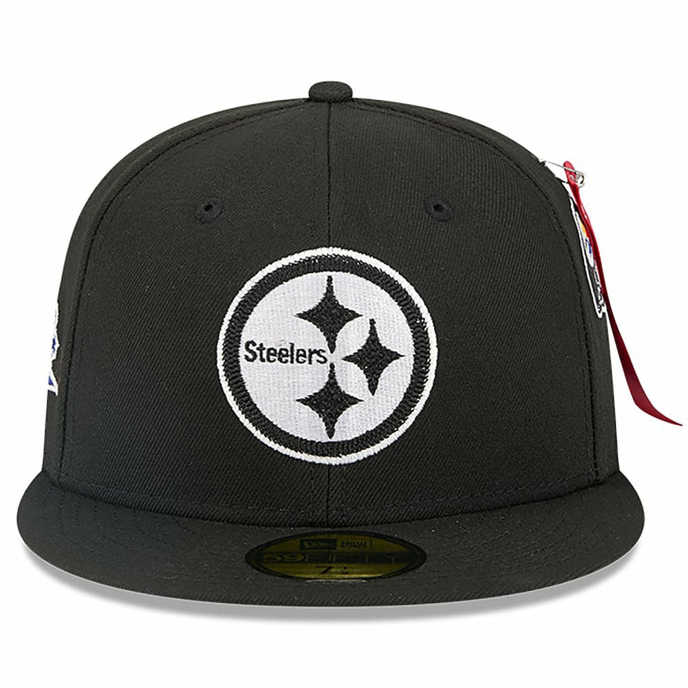 x Alpha Industries 59FIFTY Fitted Hat - Pittsburgh Steelers