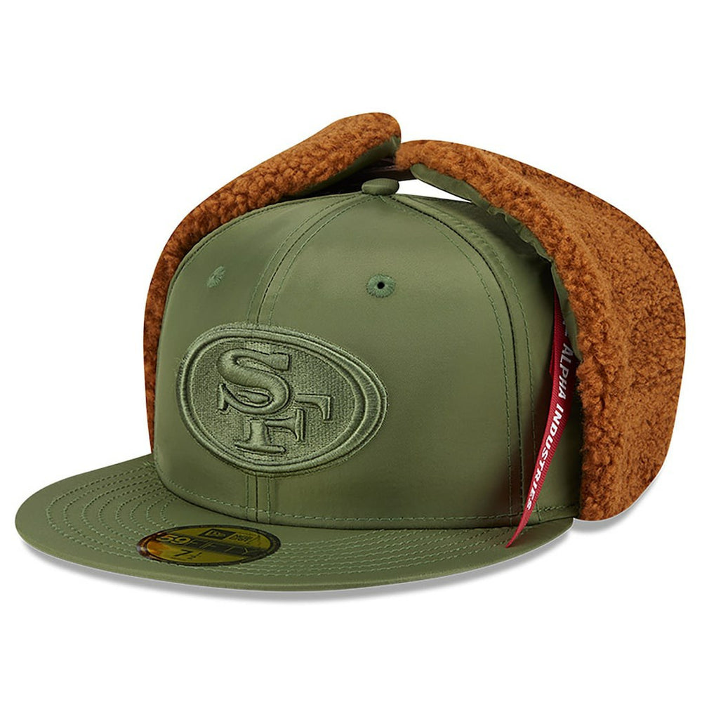 x Alpha Industries Dog Ears 59FIFTY Fitted Hat - San Francisco 49ers