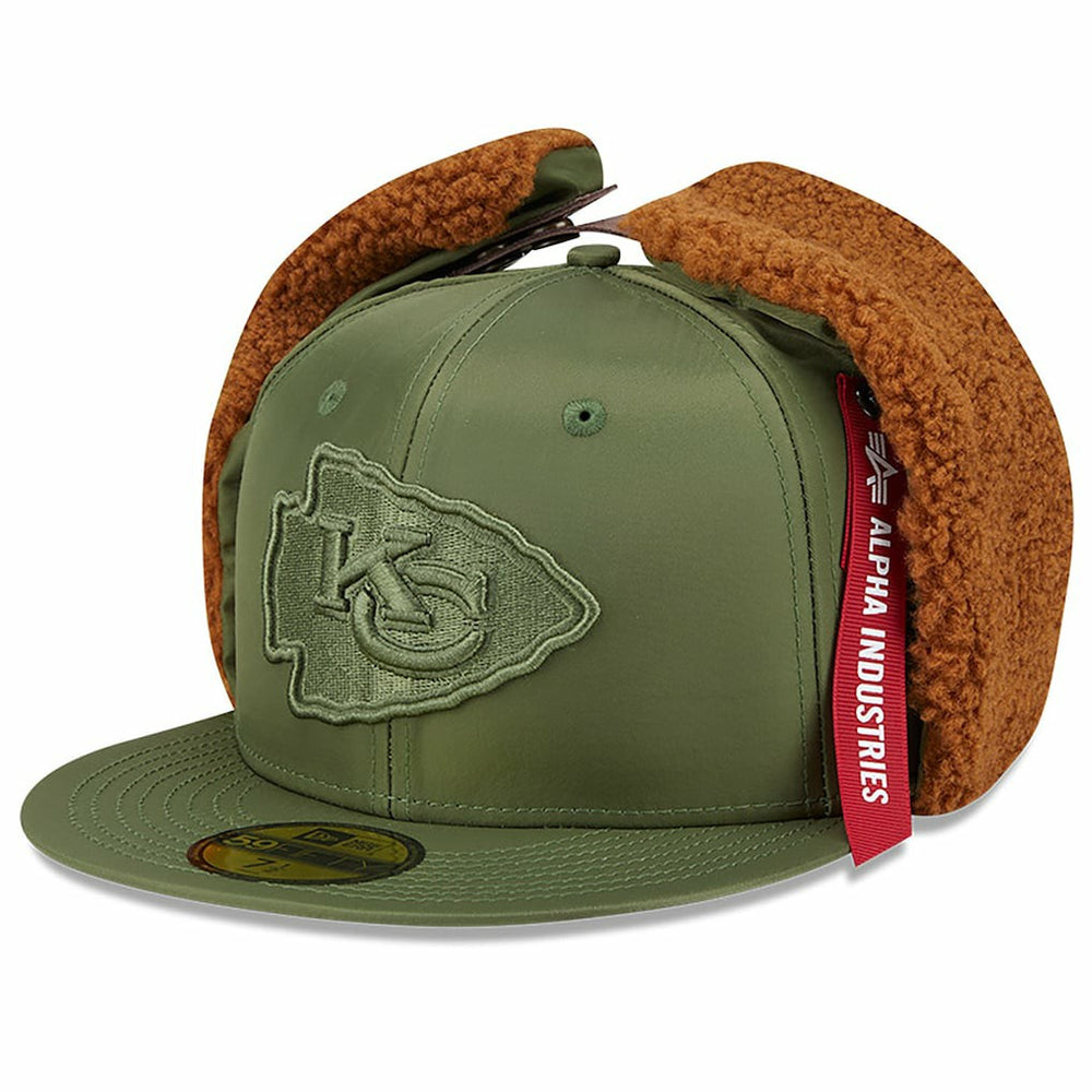 x Alpha Industries Dog Ears 59FIFTY Fitted Hat - Kansas City Chiefs
