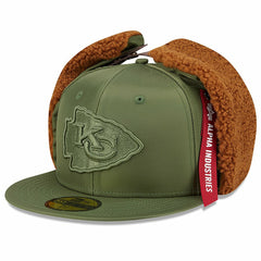 x Alpha Industries Dog Ears 59FIFTY Fitted Hat - Kansas City Chiefs