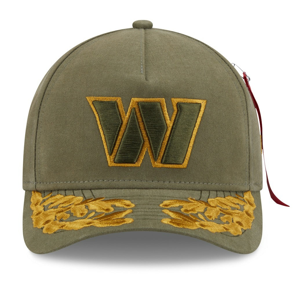 x Alpha Industries A-Frame 9FORTY Adjustable Hat - Washington Commanders