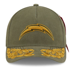 x Alpha Industries A-Frame 9FORTY Adjustable Hat - Los Angeles Chargers