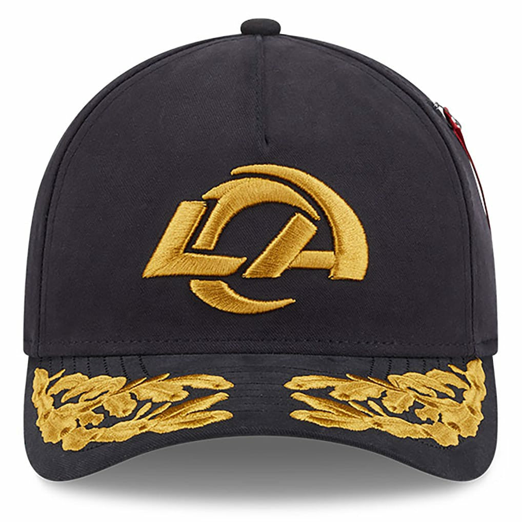 x Alpha Industries A-Frame 9FORTY Adjustable Hat - Los Angeles Rams