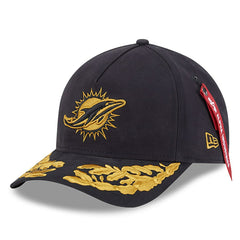 x Alpha Industries A-Frame 9FORTY Adjustable Hat - Miami Dolphins