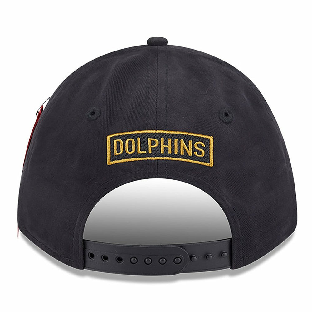 x Alpha Industries A-Frame 9FORTY Adjustable Hat - Miami Dolphins