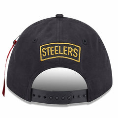 x Alpha Industries A-Frame 9FORTY Adjustable Hat - Pittsburgh Steelers