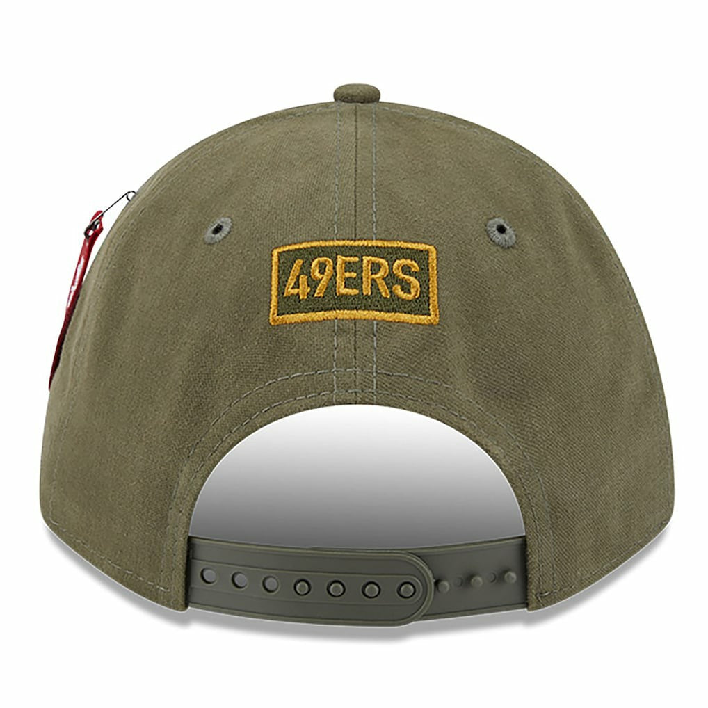 x Alpha Industries A-Frame 9FORTY Adjustable Hat - San Francisco 49ers
