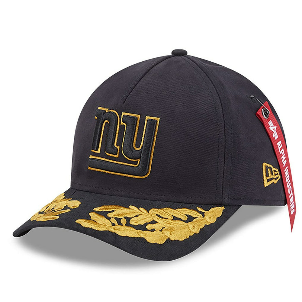 x Alpha Industries A-Frame 9FORTY Adjustable Hat - New York Giants