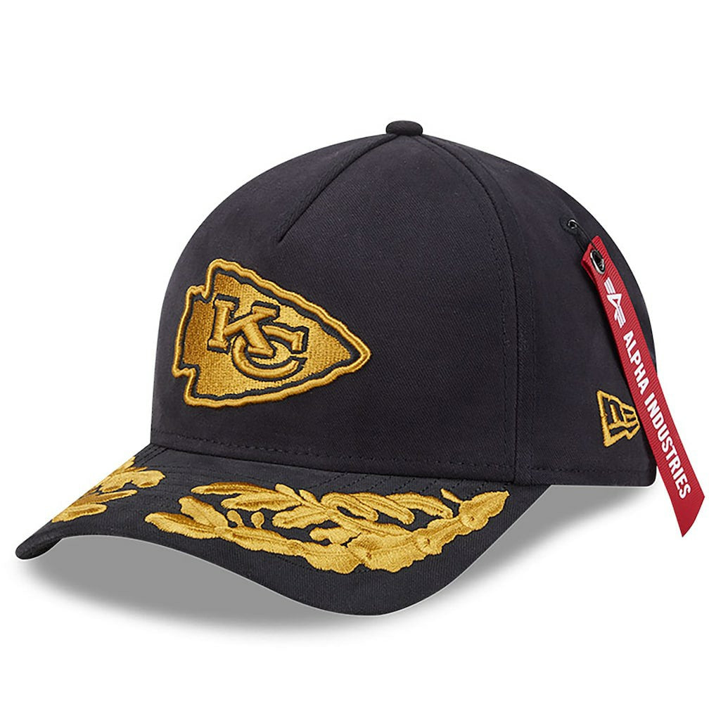 x Alpha Industries A-Frame 9FORTY Adjustable Hat - Kansas City Chiefs