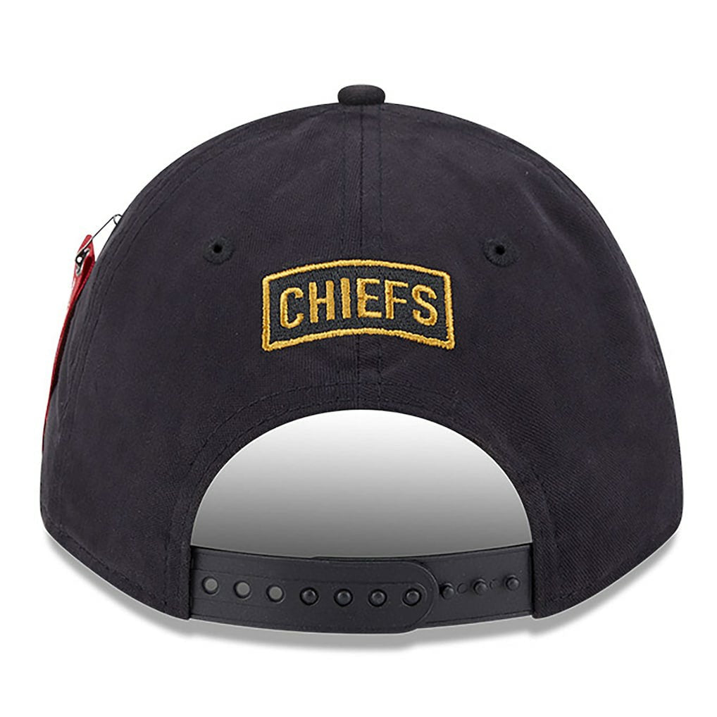 x Alpha Industries A-Frame 9FORTY Adjustable Hat - Kansas City Chiefs