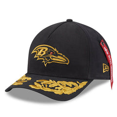 x Alpha Industries A-Frame 9FORTY Adjustable Hat - Baltimore Ravens
