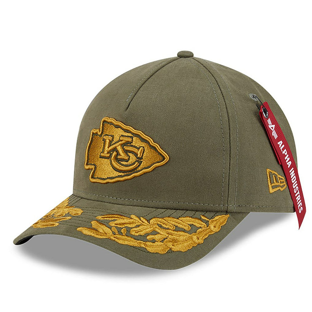x Alpha Industries A-Frame 9FORTY Adjustable Hat - Kansas City Chiefs
