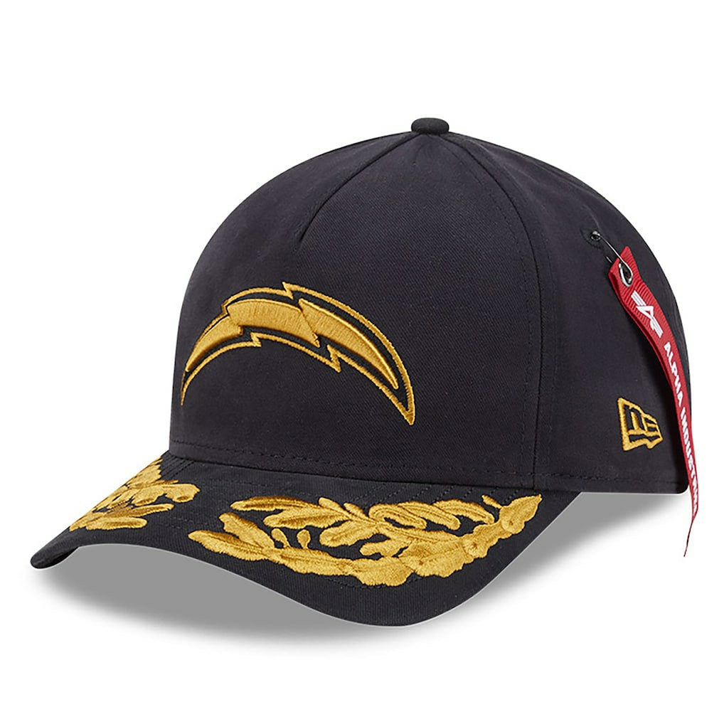 x Alpha Industries A-Frame 9FORTY Adjustable Hat - Los Angeles Chargers