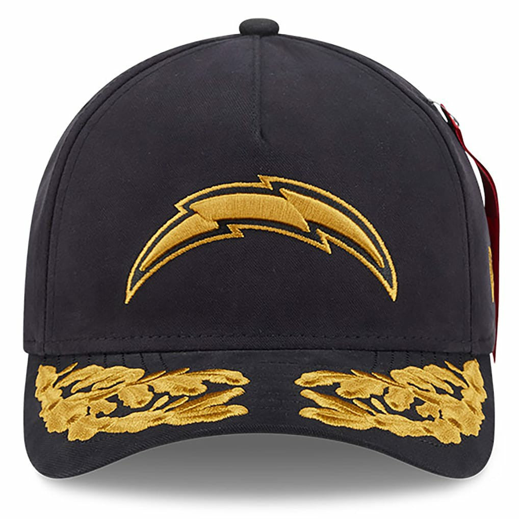 x Alpha Industries A-Frame 9FORTY Adjustable Hat - Los Angeles Chargers