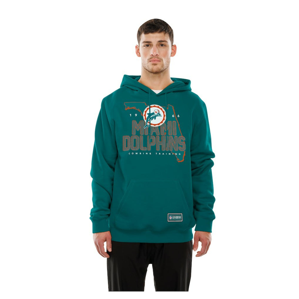 Combine Authentic Local State Throwback Hoodie - Miami Dolphins