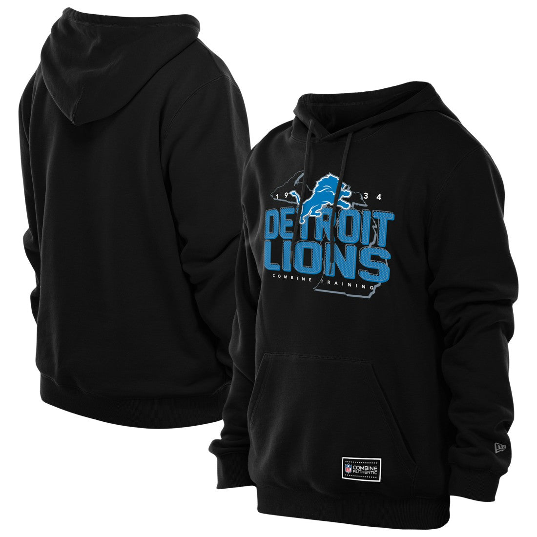 Combine Authentic Local State Hoodie - Detroit Lions
