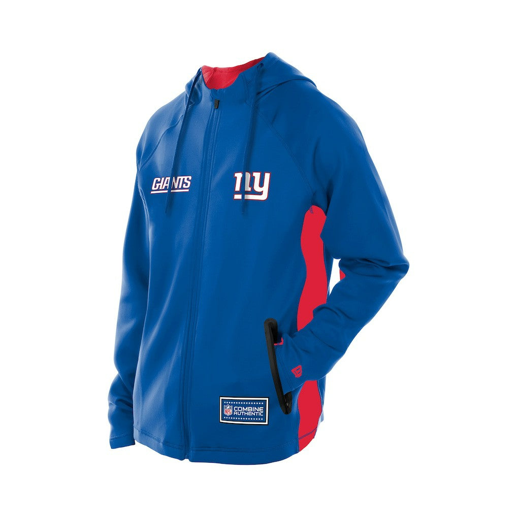 Combine Authentic Raglan Scuba Full-Zip Hoodie - New York Giants
