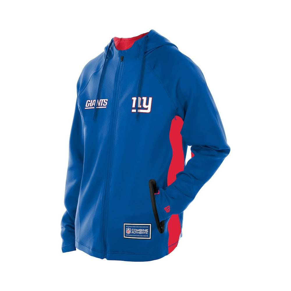 Combine Authentic Raglan Scuba Full-Zip Hoodie - New York Giants