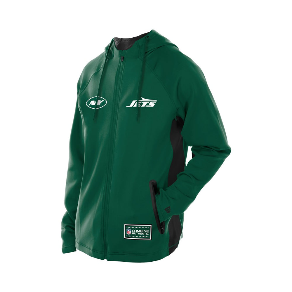 Combine Authentic Raglan Scuba Full-Zip Hoodie - New York Jets