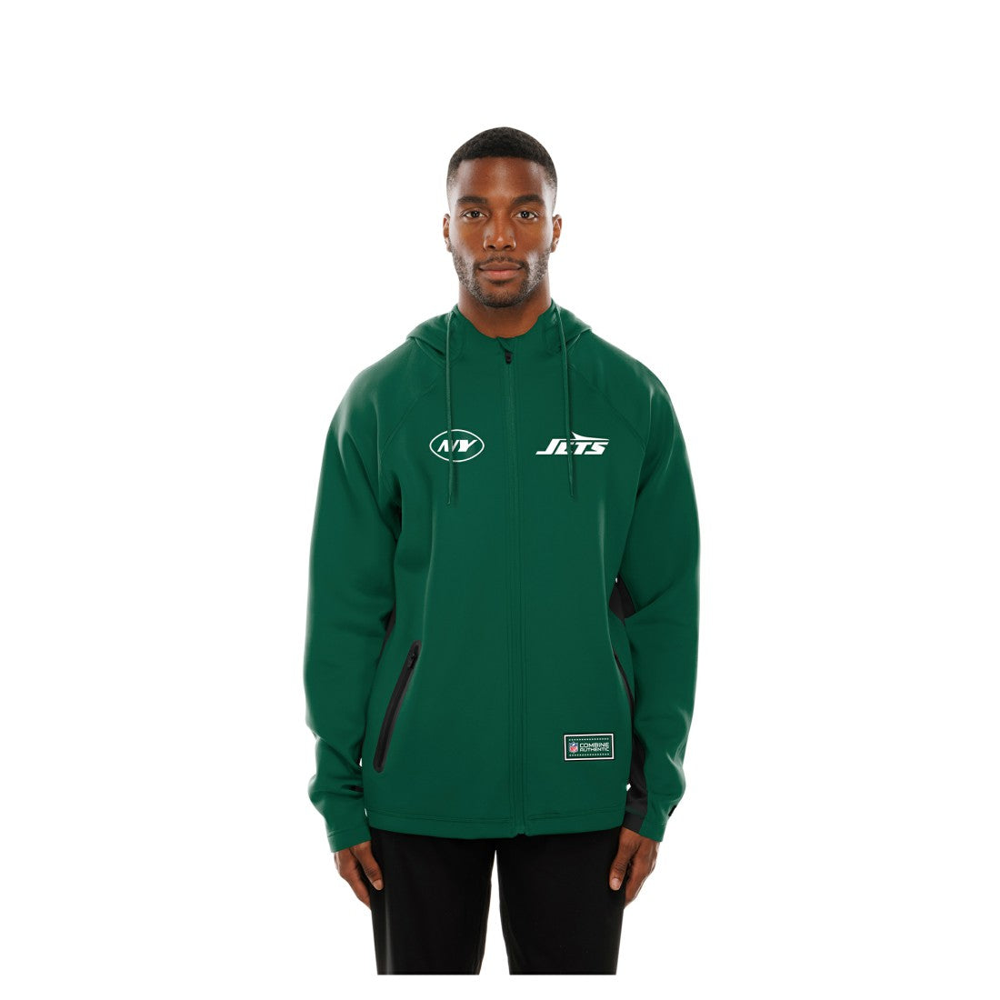 Combine Authentic Raglan Scuba Full-Zip Hoodie - New York Jets