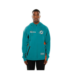 Combine Authentic Raglan Scuba Full-Zip Hoodie - Miami Dolphins
