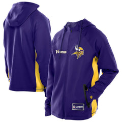 Combine Authentic Raglan Scuba Full-Zip Hoodie - Minnesota Vikings