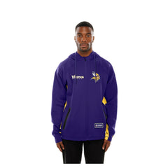 Combine Authentic Raglan Scuba Full-Zip Hoodie - Minnesota Vikings