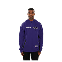 Combine Authentic Raglan Scuba Full-Zip Hoodie - Baltimore Ravens