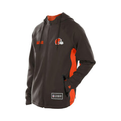 Combine Authentic Raglan Scuba Full-Zip Hoodie - Cleveland Browns