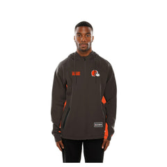 Combine Authentic Raglan Scuba Full-Zip Hoodie - Cleveland Browns