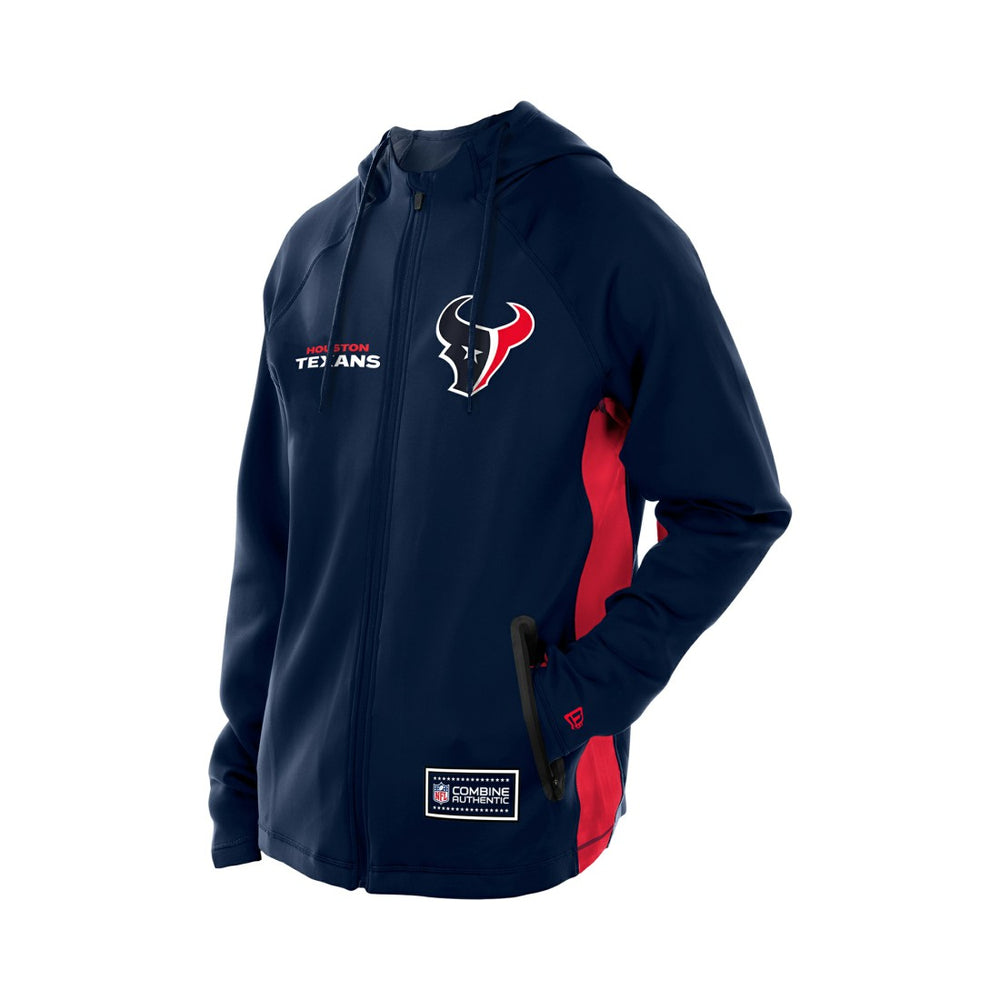 Combine Authentic Raglan Scuba Full-Zip Hoodie - Houston Texans